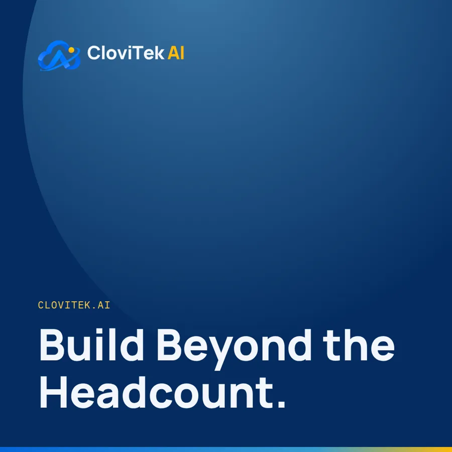 CloviTek AI social post, generated by the CloviBrand pipeline