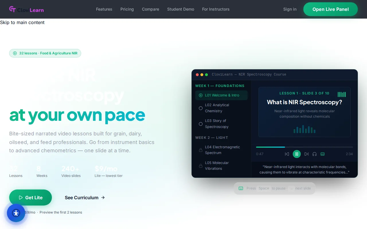 CloviLearn preview