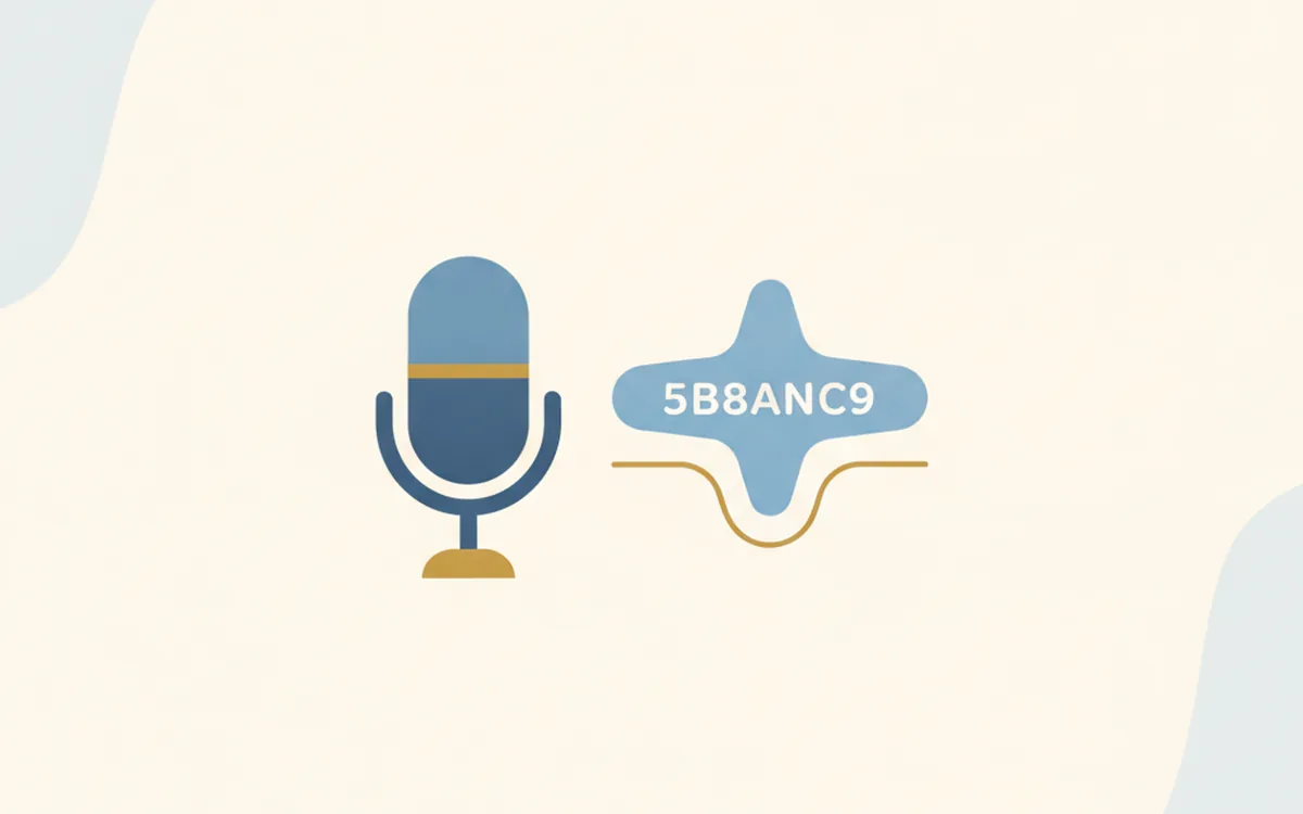 CloviNarrate promo art: a microphone beside a smooth audio waveform